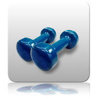 Dumbbell (Vinyl) - 1.5kg Pair